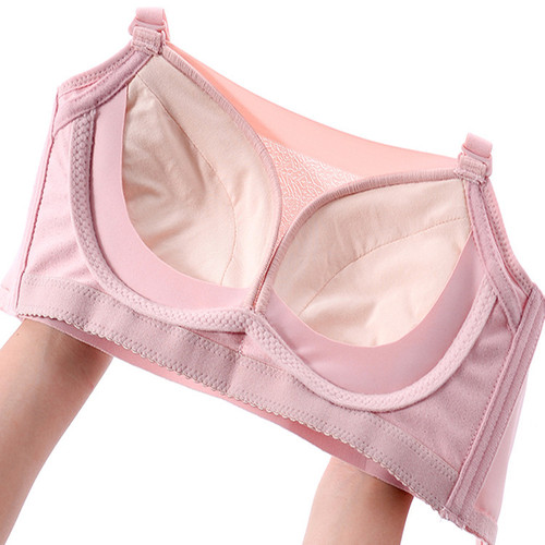 New style non-wired underwear, anti-exposure push-up underwear with detachable shoulder straps, Q-elastic cotton slip-on cup underwear, tube top