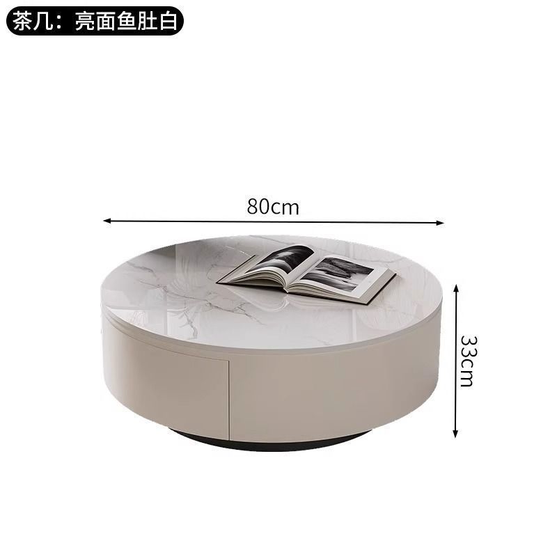 2025m 흰색 캐비닛: 생선 배 흰색 광택 표면 80cm 이중 서랍