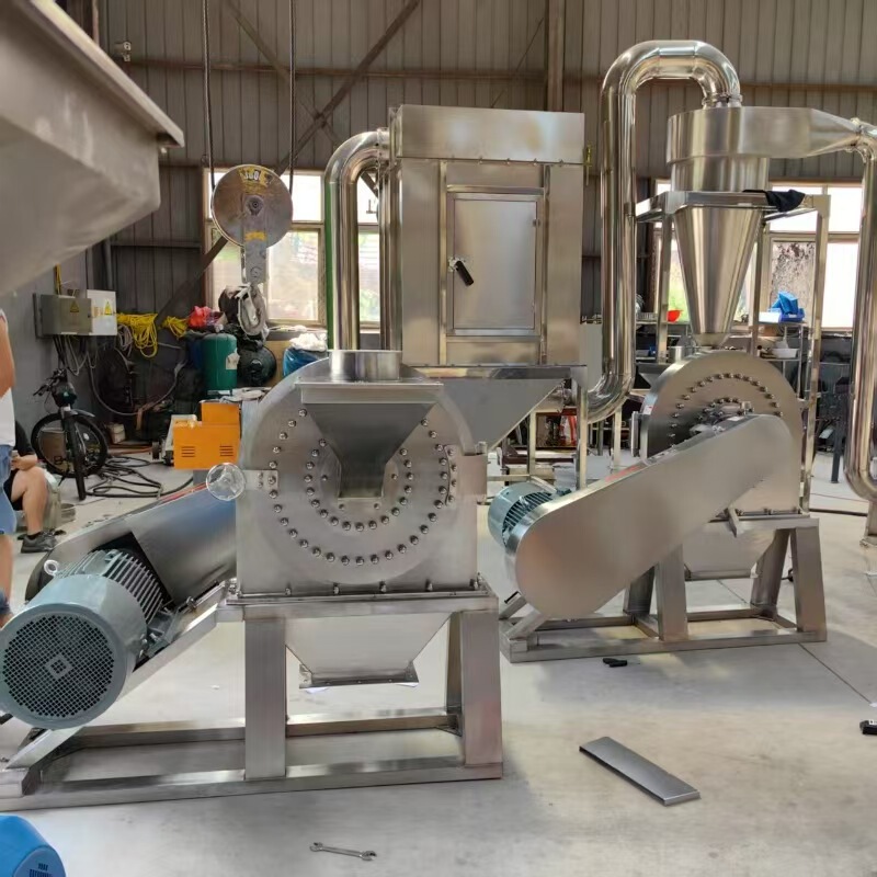 Seasoning Food Processing Grinder, Industrial Salt Crushing and Grinding Machine, Commercial Stainless Steel Grinder with Dust Removal Seasoning Food Processing Grinder, Industrial Salt Crushing and Grinding Machine, Commercial Stainless Steel Grinder with Dust Removal