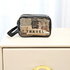 Waterproof storage system PVC, handheld cosmetic bag