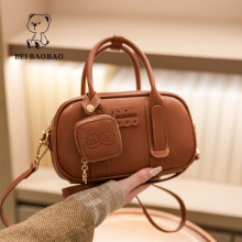 北包包源头工厂新款复古百搭时尚出行小众波士顿包单肩斜挎手提包