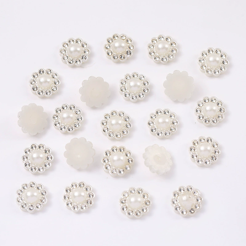 Полукруглый плоский дно страз имитация жемчуга круглый патч