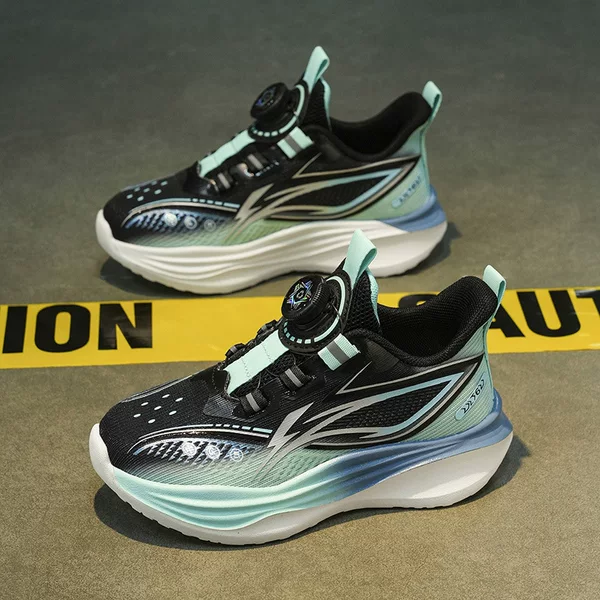 Men's and women's shoes, autumn 2026 new model, student casual sports shoes, children's shoes, rotating buckle mesh breathable running shoes