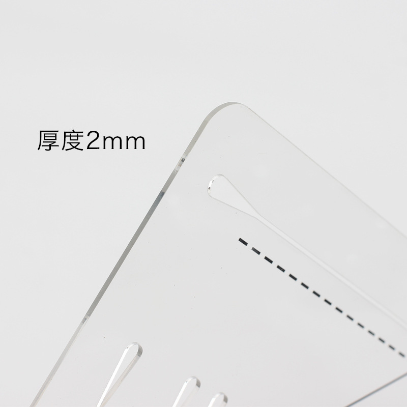 Nueva regla de patchwork acrílico regla de costura y corte regla de plantilla de patchwork finished geese