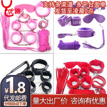 成人用品7七件套sm调教刑具束搏捆绑女性口塞夫妻情趣诱惑乳夹十