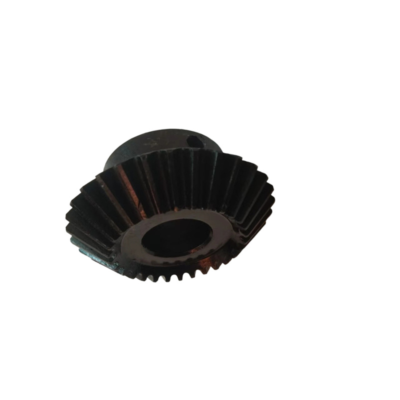 Double-row sprocket, bevel gear, helical gear, mechanical spur gear, non-standard custom-made 45# steel straight-tooth hard surface helical gear