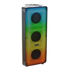 メーカーの人気三角形3つの6インチのカラフルな照明屋外無線マイクbluetoothスピーカー