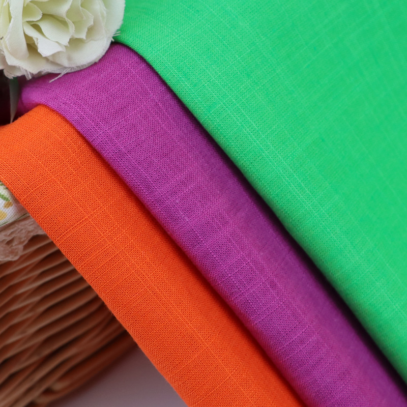 30 piezas de lino de viscosa tela de lino de bambú viscosa elástico largo coche teñido tela de primavera y verano vestido de cáñamo tela de viscosa image 6