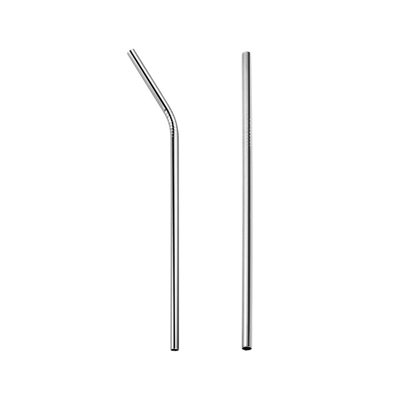 Стройная Straw из нержавеющей стали, ручной длинный изогнутый трубопровод, молочный чай с жемчужинами