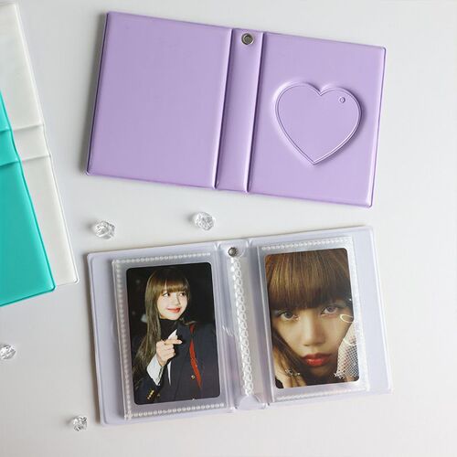 Macaron color love card album, girl's heart-chasing girl album polaroid photo card storage protection album