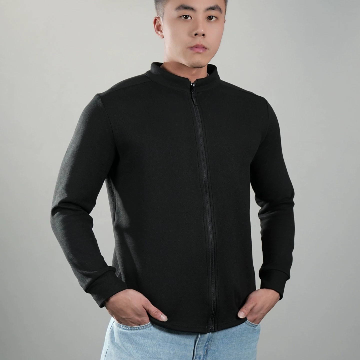 Зимняя легкая куртка 2024 года на молнии с воротником-стойкой, для активного отдыха, повседневная, флисовая, для фитнеса, с длинным рукавом, теплая, спортивная, повседневная