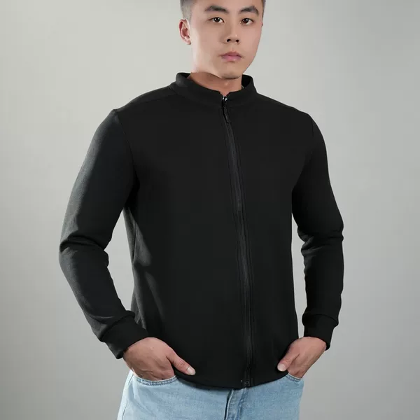 2026 Winter Lightweight Jacket Full Zip Stand Collar Outdoor Casual Fleece Jacket Fitness Long Sleeve Warm Sports Casual Wear
