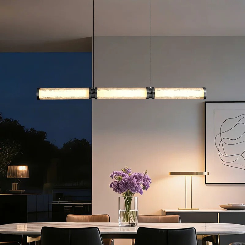 Italian Minimalist Restaurant Chandelier Creative Designer Modern Light Luxury Tea Room Island Bar Linear Glass Zhongshan Lighting Fixtures Italian Minimalist Restaurant Chandelier Creative Designer Modern Light Luxury Tea Room Island Bar Linear Glass Zhongshan Lighting Fixtures
