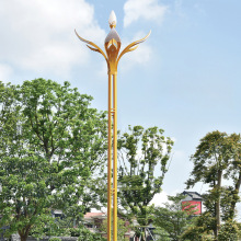 大型广场景观灯柱3米4米商业街灯小区灯景区灯柱防水莲花灯