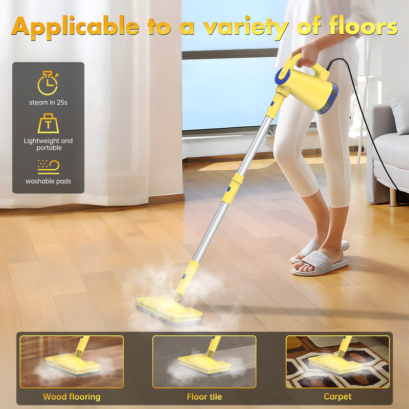 Cross-Border Hd-310 Steam Mop Household Electric High Temperature Multi-Functional Mite Removal and Sterilization Floor Cleaning Machine