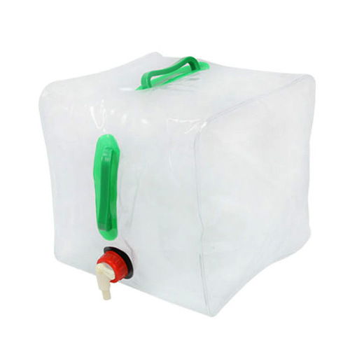 20L vehicle-mounted folding water bag PVC square outdoor emergency disaster relief survival drinking kettle picnic water portable bucket