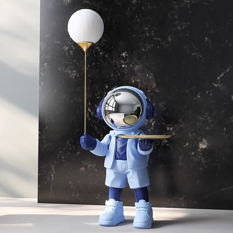 创意宇航员太空人落地大型落地摆件客厅沙发旁装饰品开业乔迁礼物