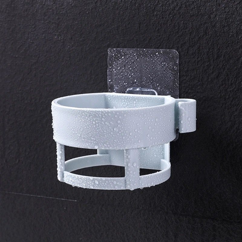 Baño sin perforaciones Secador de pelo rack inodoro secador de pelo rack de almacenamiento montado en la pared del hogar Secador de pelo rack de almacenamiento