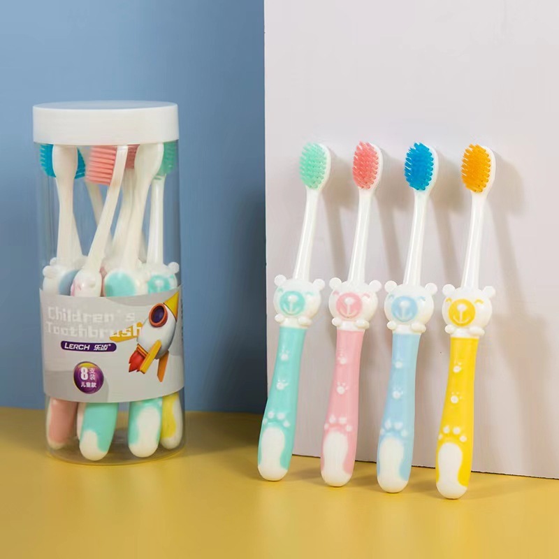 柔らかい毛の小さなヘッドの歯ブラシ 10 個入りバレル、卸売キャンディーカラーのデパートの屋台の供給、大人と若者向けの特別なメーカー|undefined