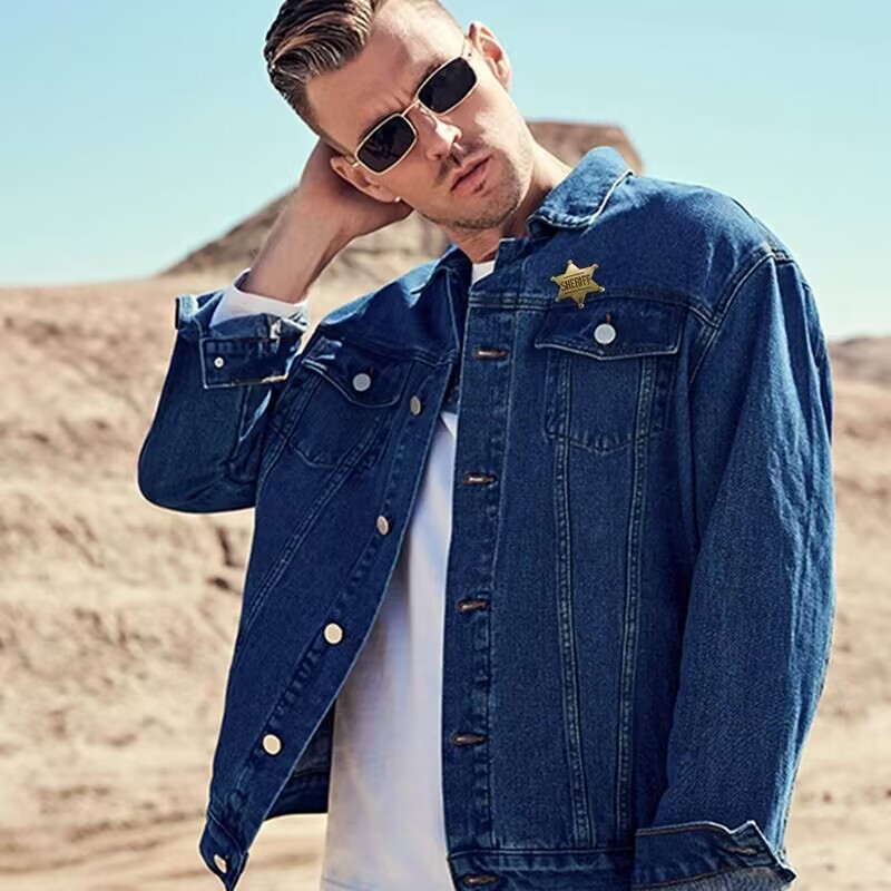 Transfronterizo Venta caliente Gobernador de Honor americano tapa insignia aniversario insignia estrella brillante pin insignia Medalla