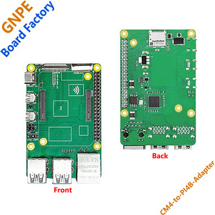 Raspberry Pi CM4 to 4B Interface Transfer Board IO Expansion Board CM4 to PI4B Adapter