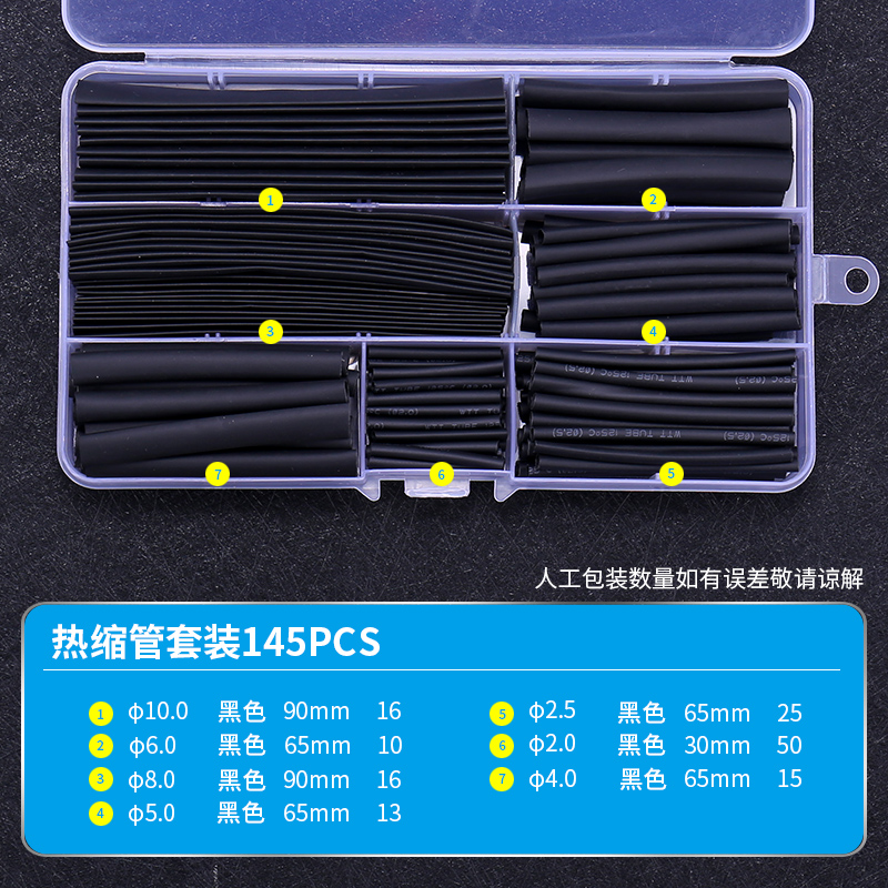 145 negro (en caja) 2 veces la contracción