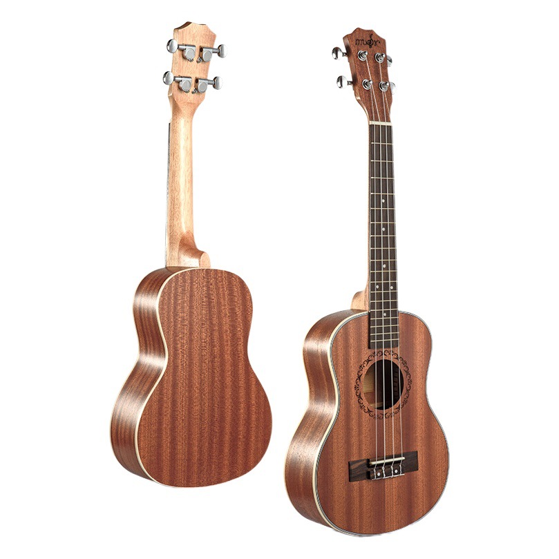 26 pulgadas Sapele ukelele Hawaii ukelele cuatro cuerdas pequeña guitarra fábrica al por mayor