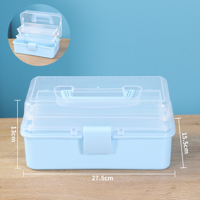 중간 파란색의 816 3 층 27*16*13