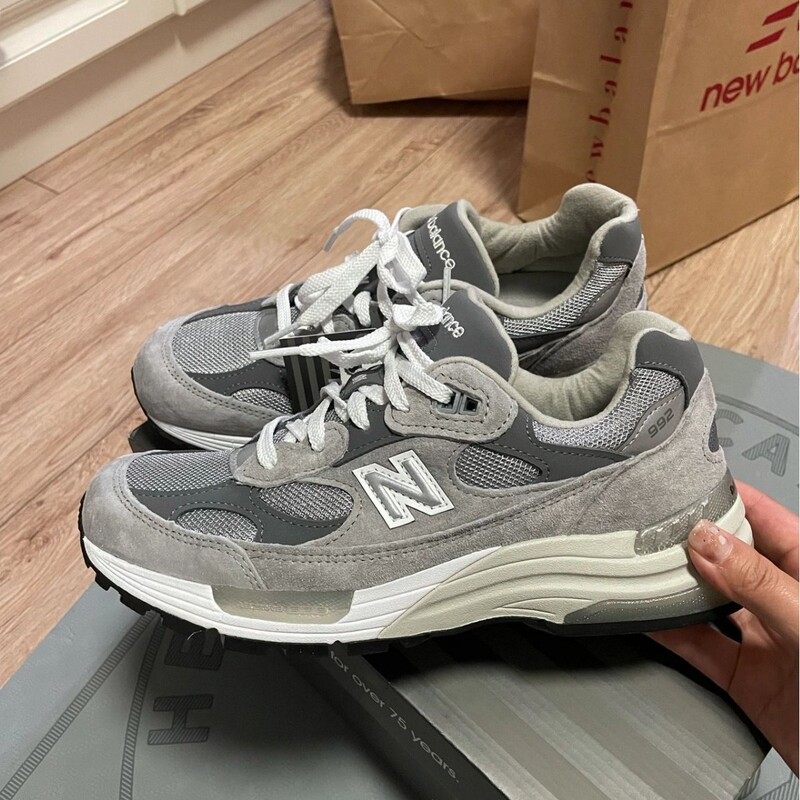 Putian High Version Nb992 American-Made Yuanzu Gray Men's and Women's Retro Adult Sports Pure Original Nb993 Running Dad Shoes