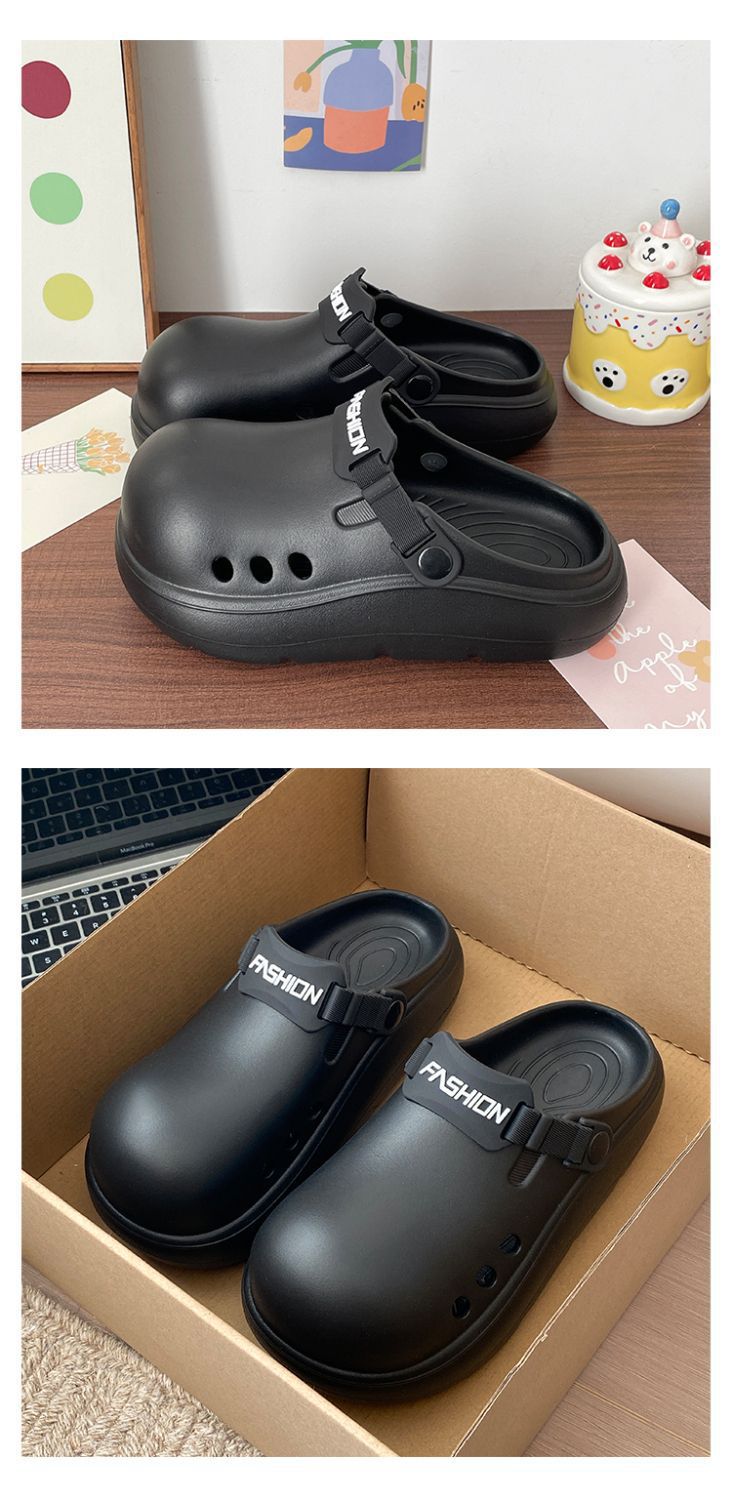 Women's Non-slip Thick Soled Summer Beach Clogs For Garden_voghion.com
