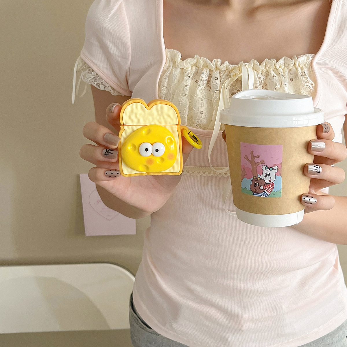 AirPods pro Apple Bluetooth auriculares 2 / 3 generación cubierta para succión magnética adorable