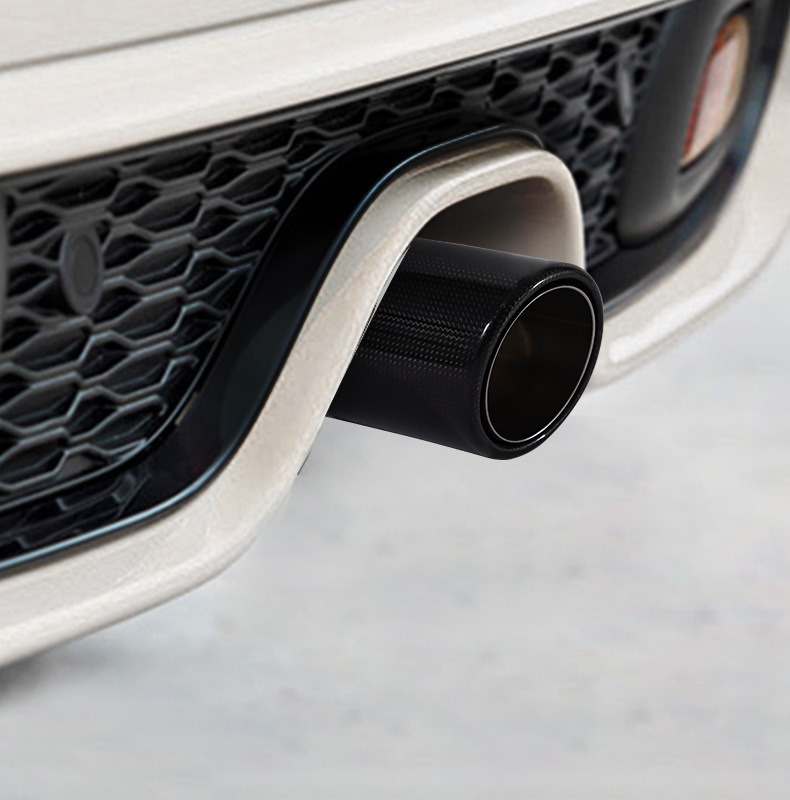 New Cross-Border Wholesale 63-89mm Carbon Fiber Ak Scorpion Tail Exhaust Pipe Car Modification Accessories Stainless Steel