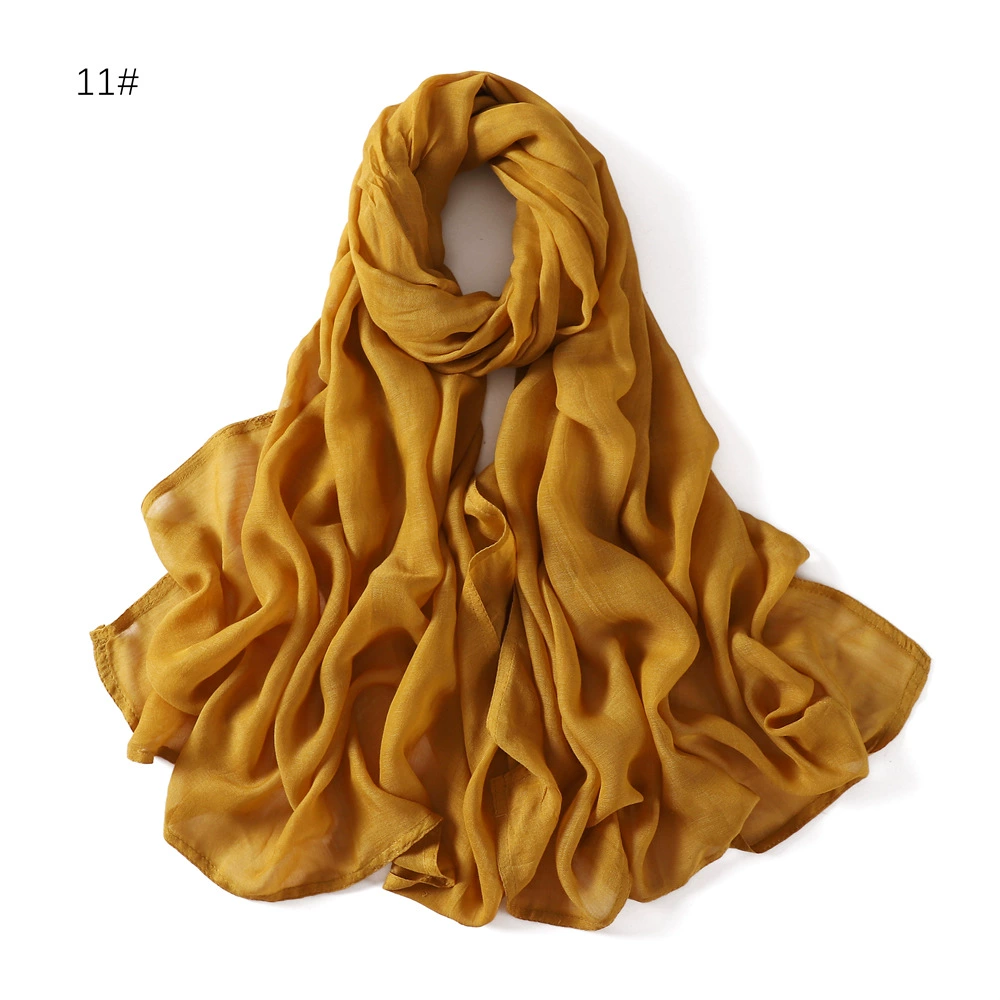 Хорошее ощущение пар rayon однотонный широкий край х/б хлопок лен однотонная малазийская хлопковая длинная косынка головной убор хиджаба