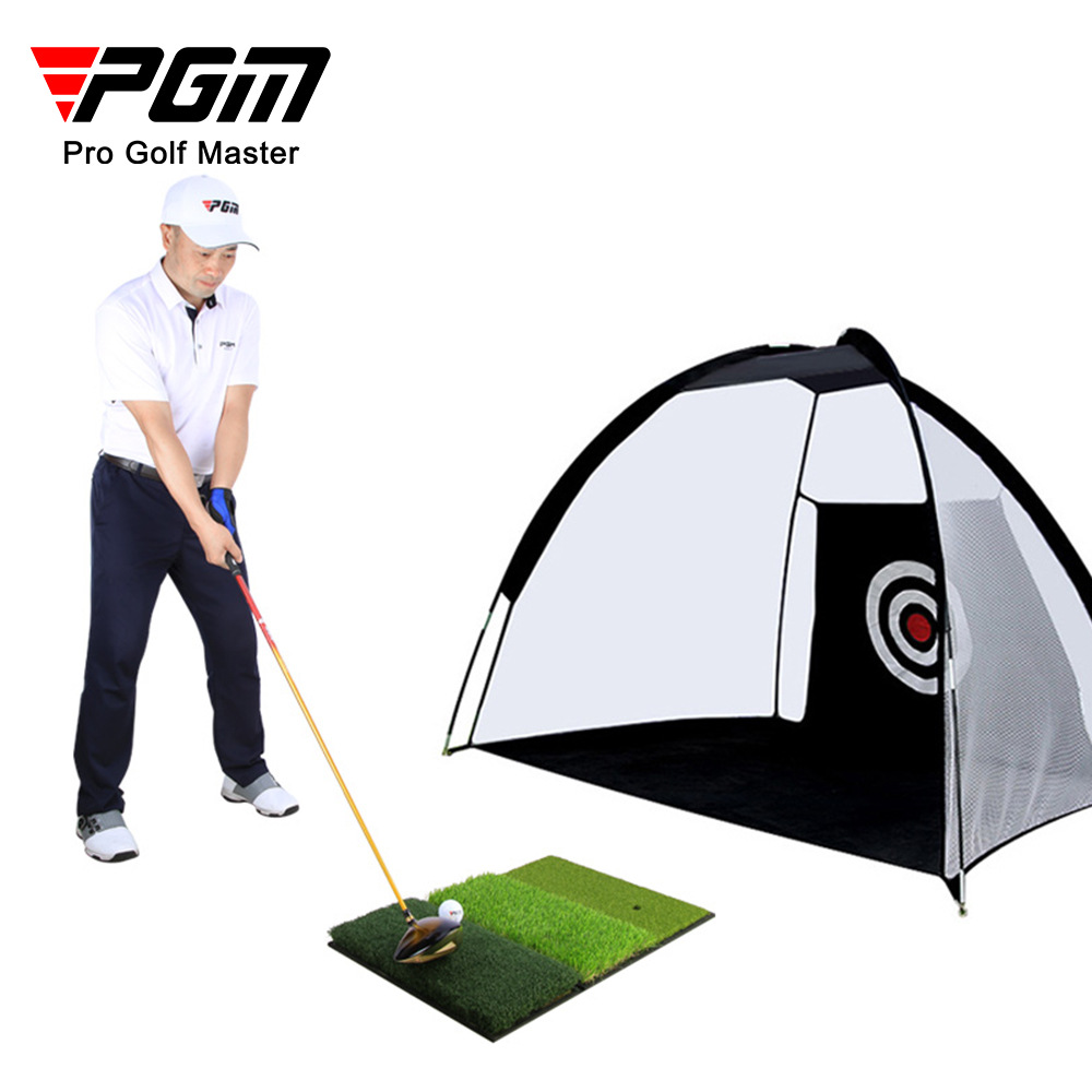 Đệm tập golf PGM ba trong một 65x42cm gấp gọn chịu lực — Miếng đệm gấp ba cỏ DJD024