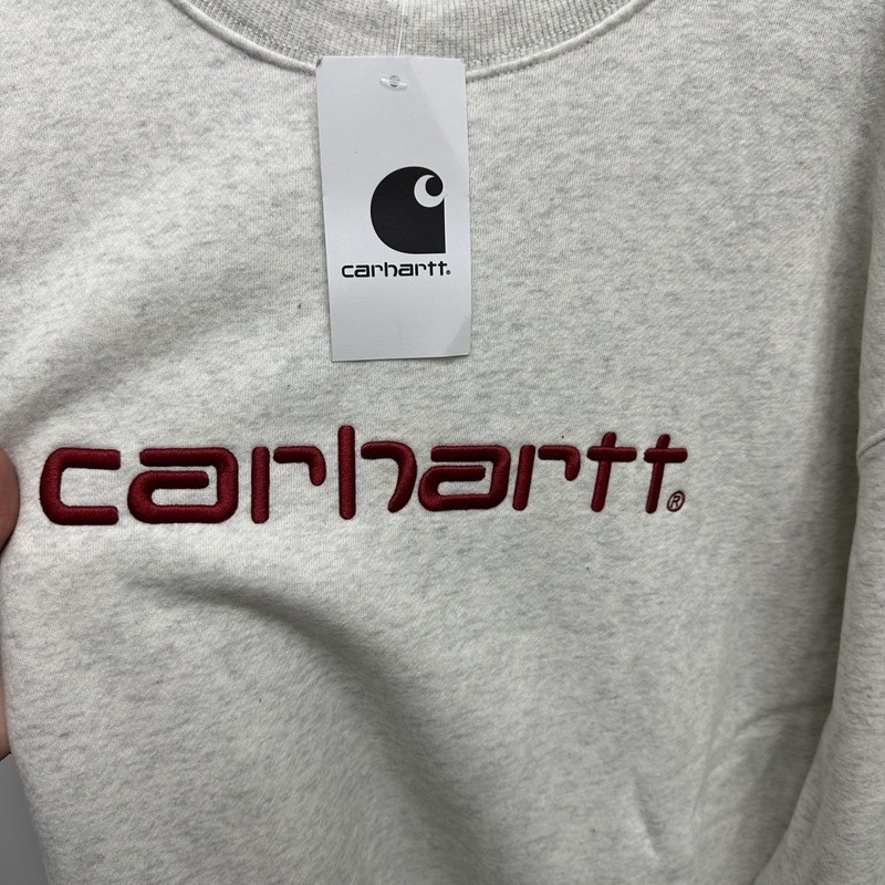 外贸Carhartt WIP卡哈特秋季新款经典刺绣纯棉圆领卫衣男女跨境|undefined