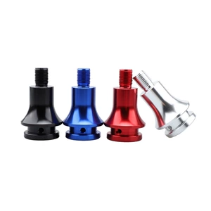 Car modification gear shift knob aluminum alloy gear shift rod thread converter gear adapter dust cover connection limiter