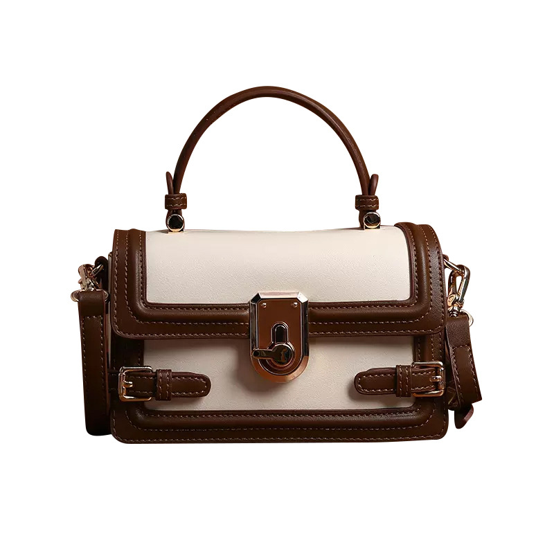 Färgglad handhållen låda för våren 2024. Mångsidig damväska med en axelrem, liten och fin, High Sense axelväska._voghion.com