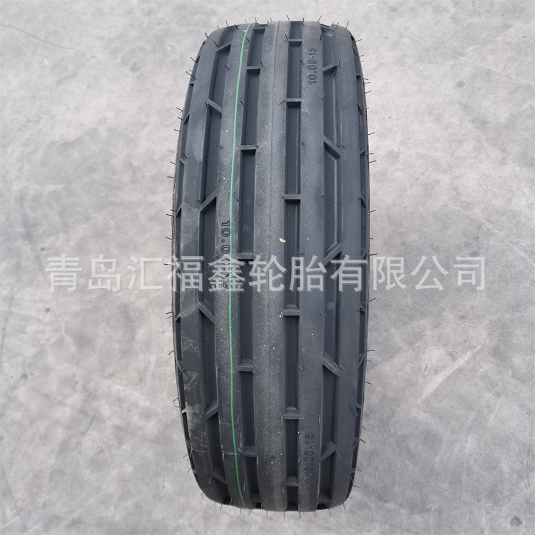 供应10-15农用联合收割机导向轮胎I-1农用胎10.00-15可配钢圈