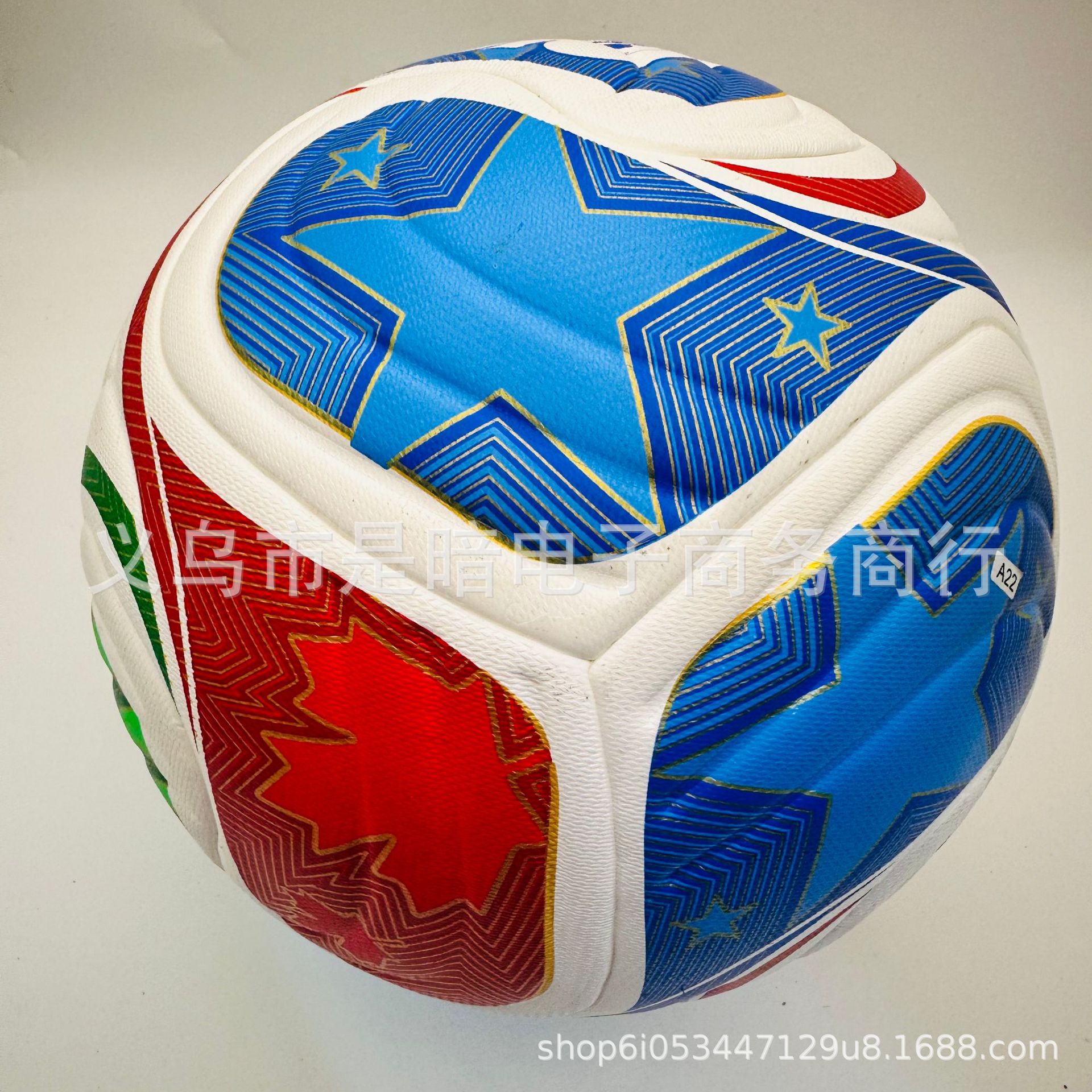 2026 Copa del Mundo de fútbol de Estados Unidos, Canadá, México, número 5, 4 piezas de piel PU de fútbol de diamante de 32 piezas de explosión transfronteriza