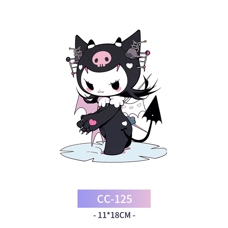 Transfronterizo en stock al por mayor de halloween colorido mariposa tatuaje pegatinas simulación sangrienta cicatriz pegatinas divertidas pegatinas impermeables