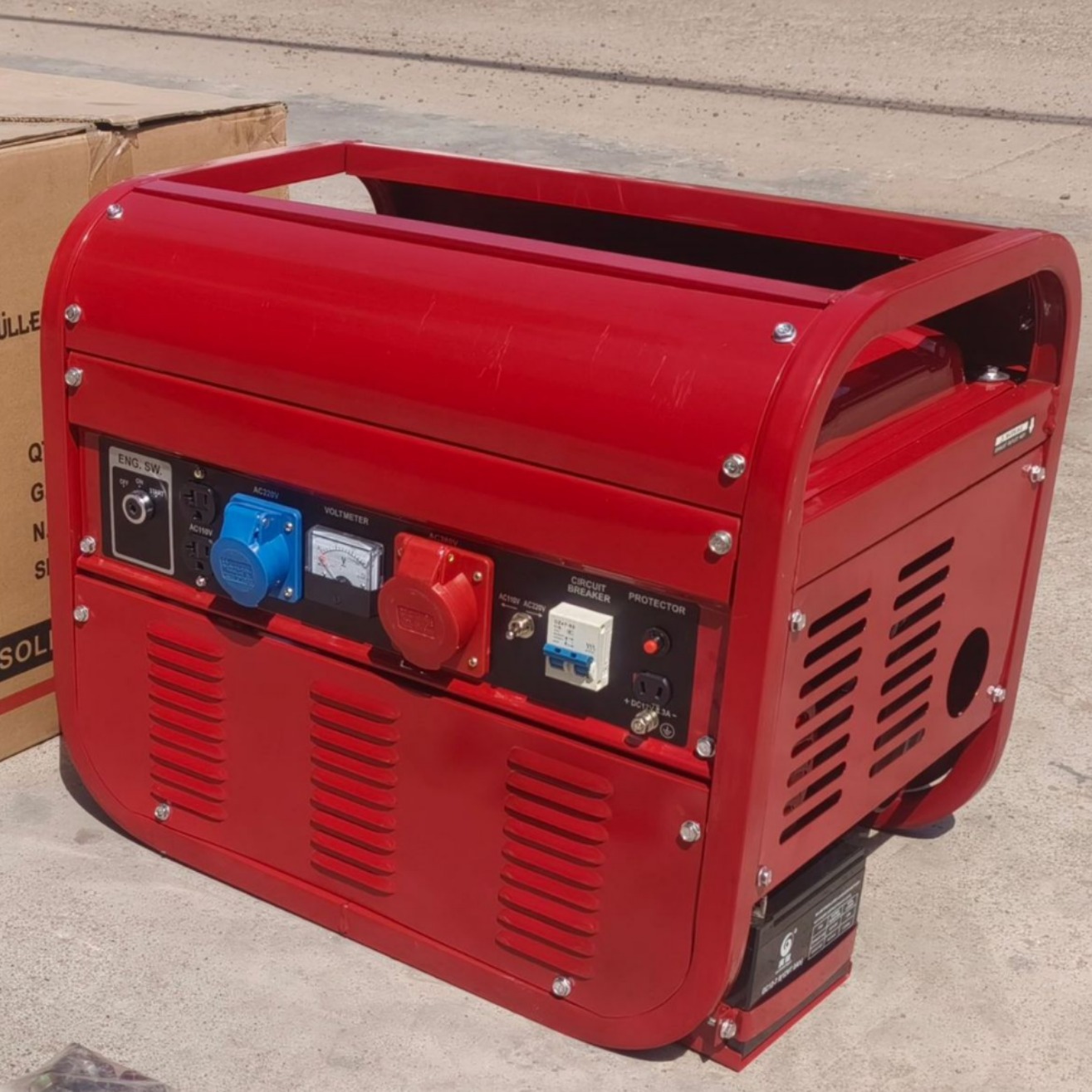 汽油发电机110V双压电启动3KW外贸批发工厂跨境专供露营欧插美插