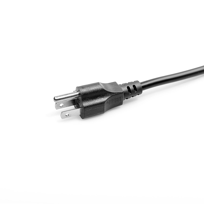 1.5-meter US-standard letter tail power cord for a 3-core desktop computer main unit and printer with US-style plug