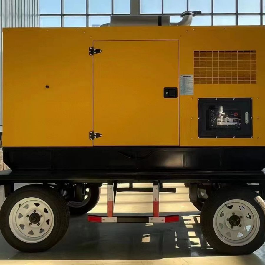 柴油发电机组 户外工程应急电力保障设备 轮式可移动发电机组