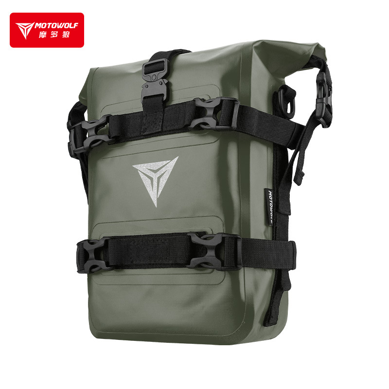 Bolsa de protección de barras impermeable para motocicleta Bolsa lateral de protección de barras modificada para motocicleta Bolsa impermeable de desmontaje rápido Bolsa de coche multifuncional de gran capacidad