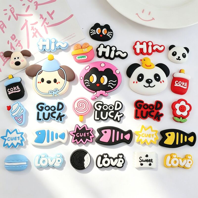 Bathroom Shelf Hook Stickers, Children's Water Cups, Mouthwash Cups, 3D Cartoon Stickers, Clog Shoe Accessories Bathroom Shelf Hook Stickers, Children's Water Cups, Mouthwash Cups, 3D Cartoon Stickers, Clog Shoe Accessories