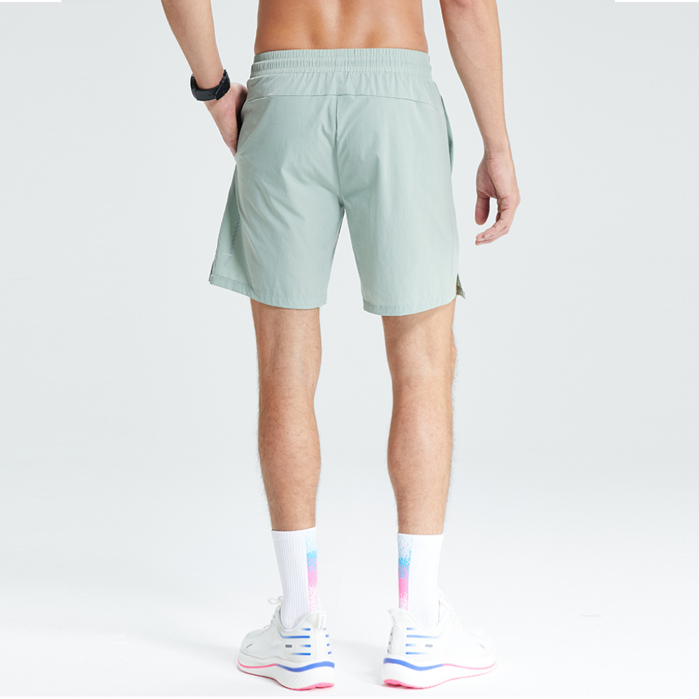 Pantalones cortos lulu pantalones de baloncesto de secado rápido de uso externo delgado de seda de hielo de verano para hombres pantalones cortos deportivos de ejercicio de ocio de cinco puntos