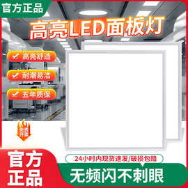 集成面板灯600X600卫生间220v厨房集成吸顶灯超薄led吊顶灯平板灯