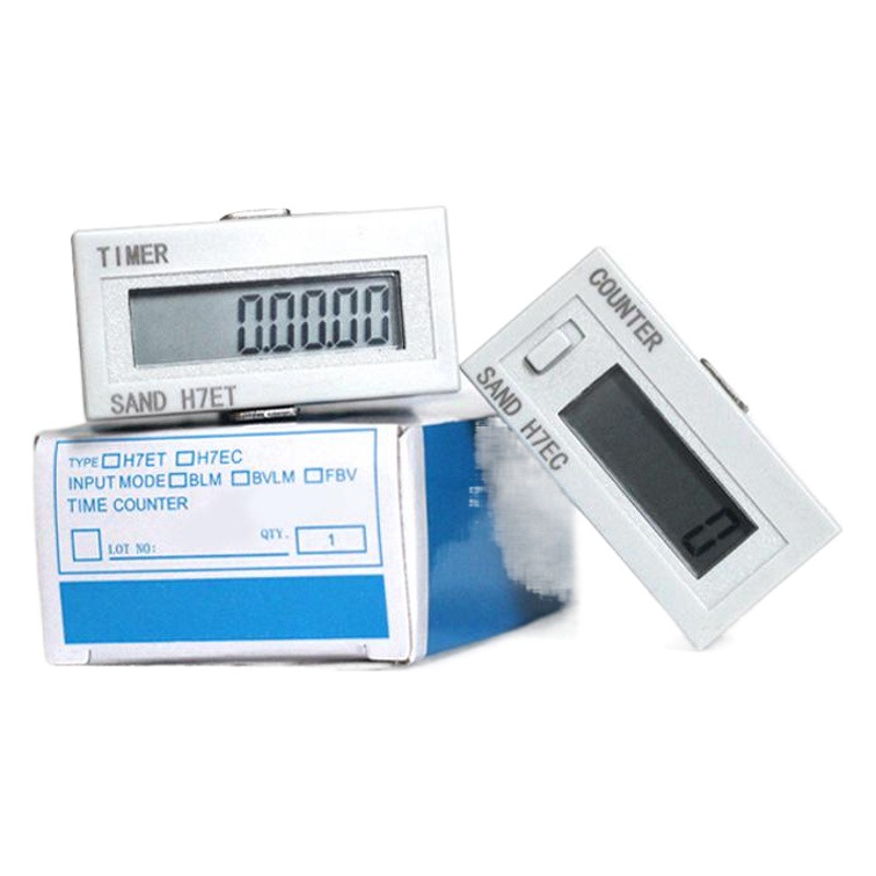 Counter electronic digital display timer industrial power-on timer punch automatic induction counter H7EC-BLM