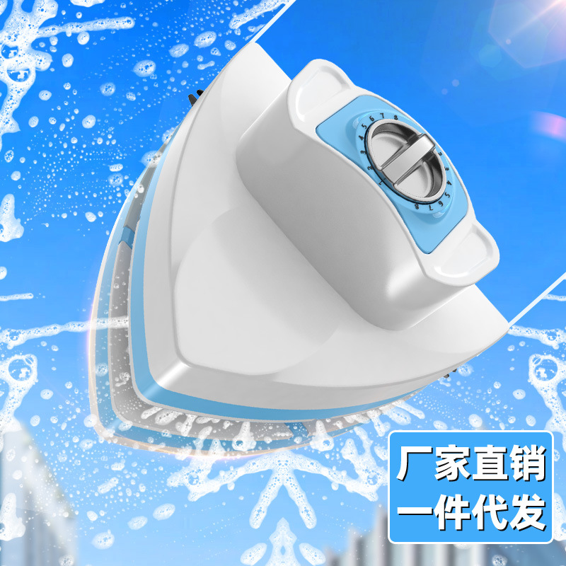 Herramienta de limpieza de vidrios de doble cara para ventanas exteriores de edificios altos, cepillo magnético ajustable para una eliminación eficiente de manchas.