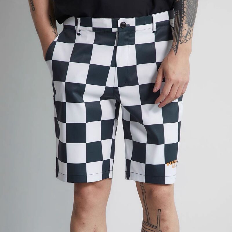Devereux Golf American Golf Checkerboard Sports Quick-Drying Thin Casual Non-Slip Shorts